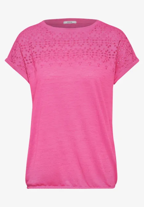 Sommer T-Shirt bloomy pink