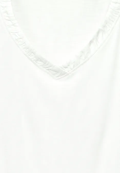 Jersey Top vanilla white
