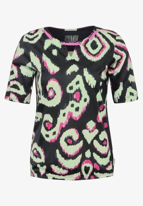 T-shirt à imprimé Black