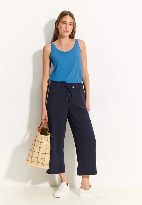 Basic Sommer Top azure blue
