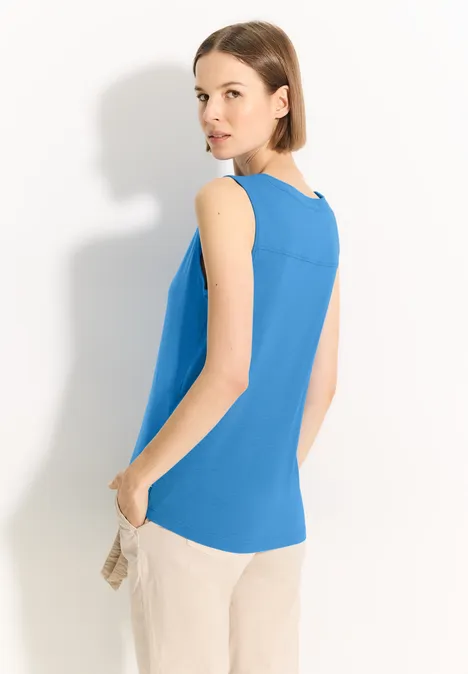 Top mit Deko Element azure blue
