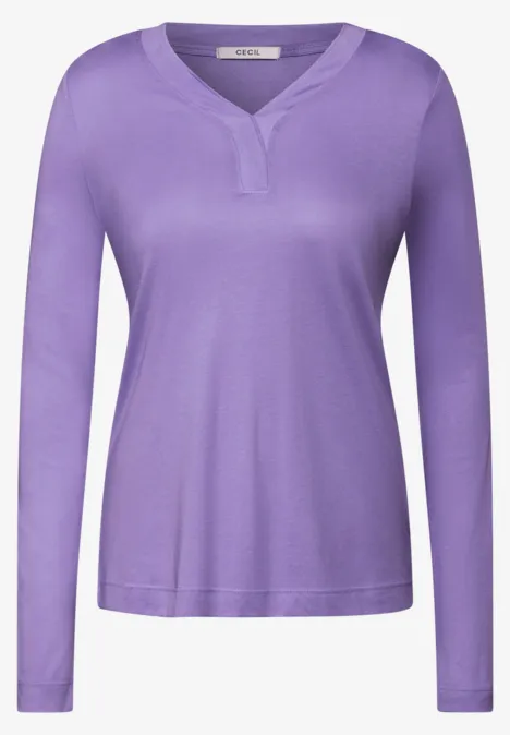 Tunika-Shirt gentle lilac