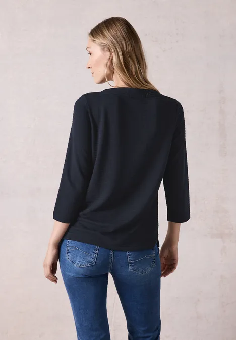 Strukturshirt universal blue