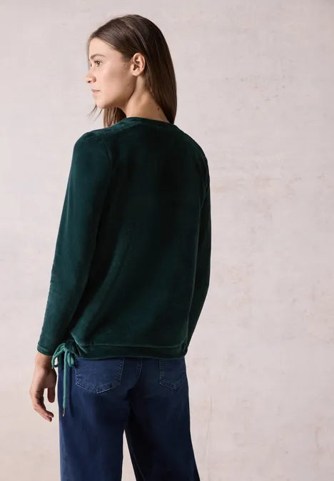 Corduroy overhemd fir green