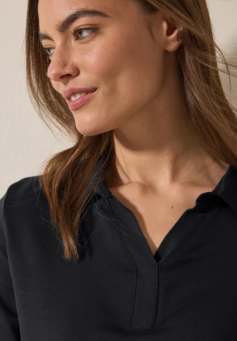Poloshirt Black