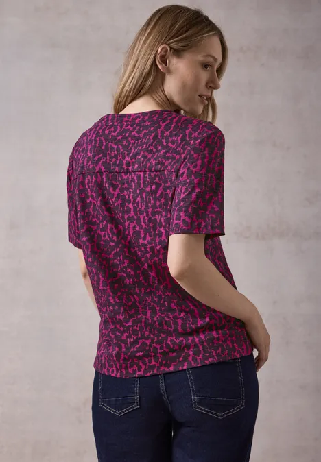 T-shirt met print beloved berry
