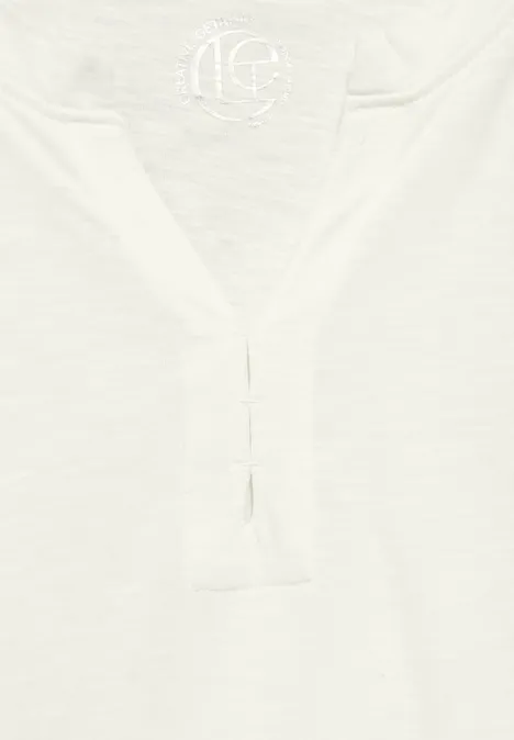 Lichtgewicht tuniek vanilla white
