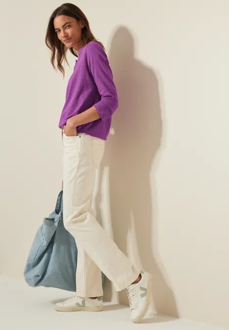 Lichtgewicht tuniek iced violet