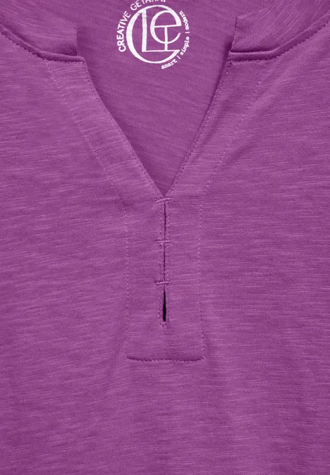 Lichtgewicht tuniek iced violet