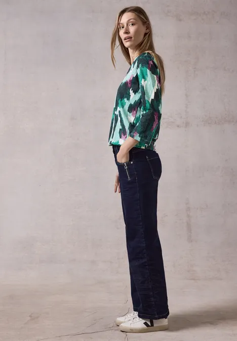 Bedrucktes Tunikashirt adriatic green