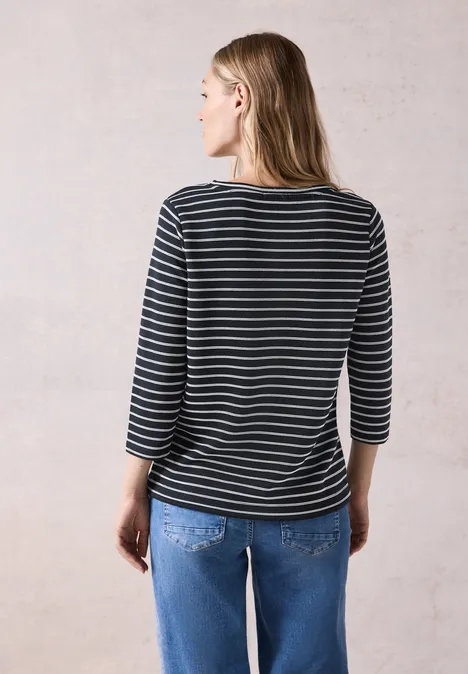 Gestreept overhemd universal blue