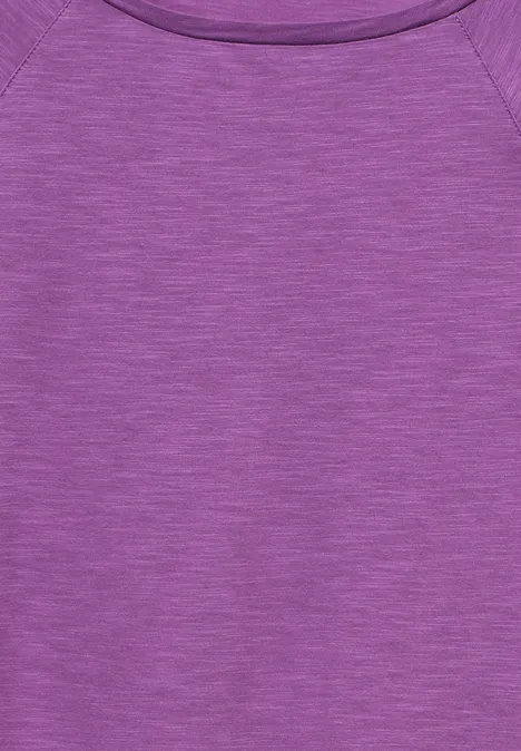 Raglan shirt iced violet