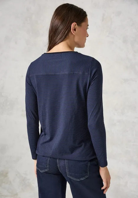 T-shirt à rayures universal blue