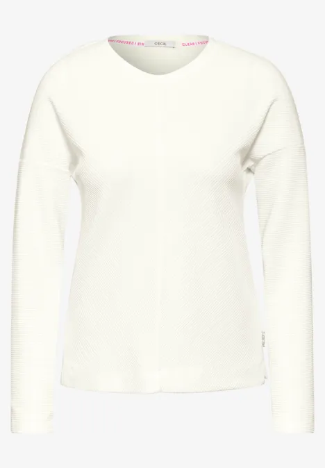 Ottoman-Shirt vanilla white