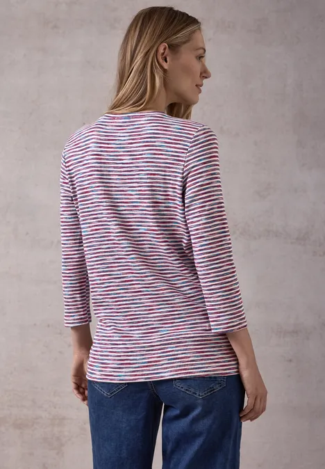 Gestreiftes Shirt multicolor pink