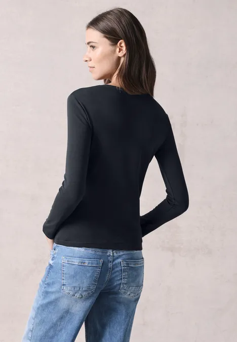 Shirt met ronde hals universal blue