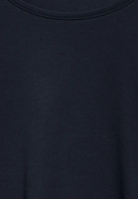 Shirt met ronde hals universal blue
