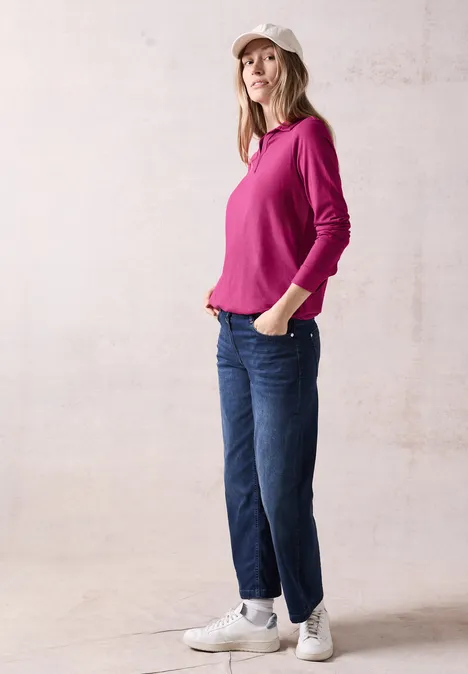 Langarmshirt jewel pink