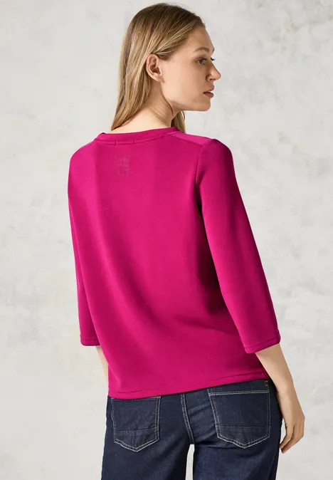 Shirt mit Print jewel pink