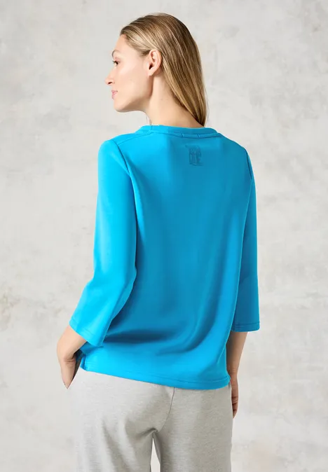 Shirt mit Print dynamic aqua blue