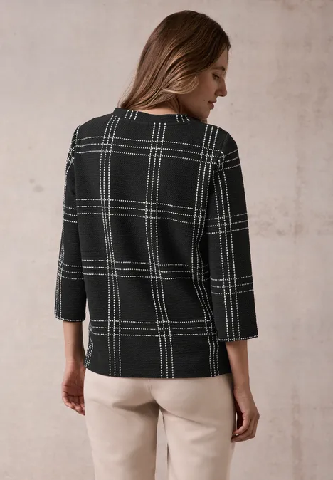 Jaquard-Shirt Black