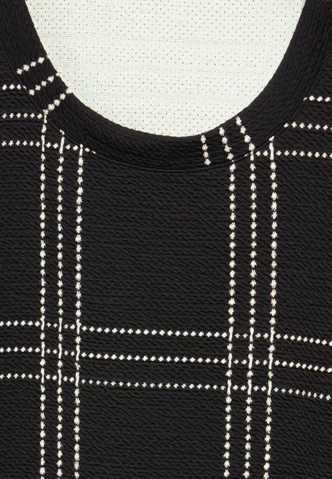 Jaquard-Shirt Black