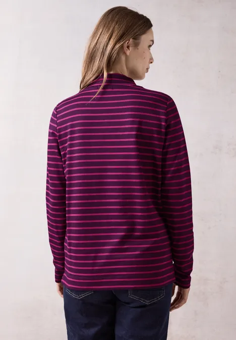 Shirt mit großem Kragen beloved berry