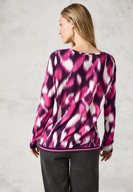 Bedrucktes Shirt beloved berry