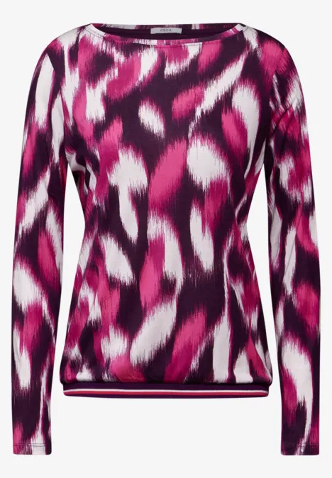 Bedrucktes Shirt beloved berry