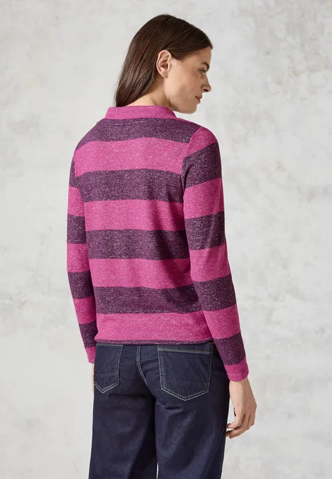Shirt mit Print jewel pink melange
