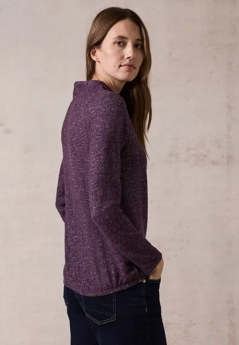 Langarmshirt beloved berry melange