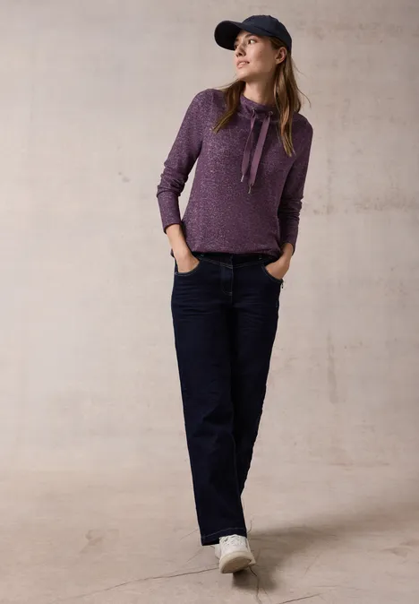 Langarmshirt beloved berry melange