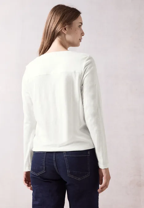 Tunika-Shirt vanilla white