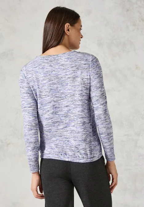 Melange-Shirt mulit lilac melange