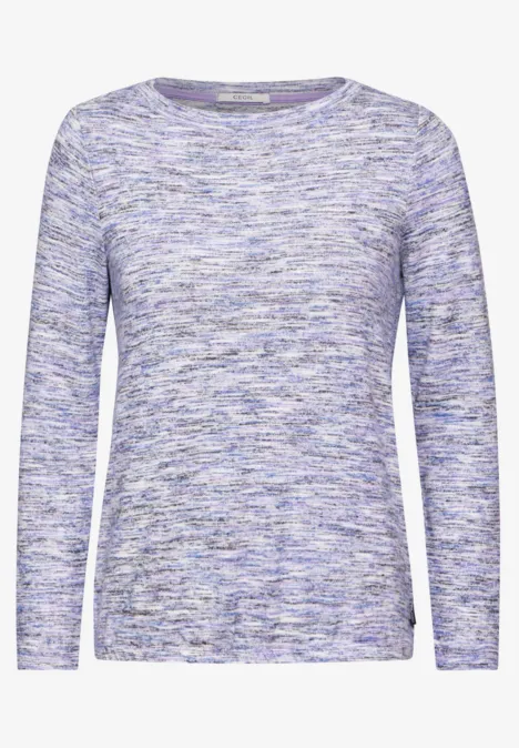 Melange-Shirt mulit lilac melange