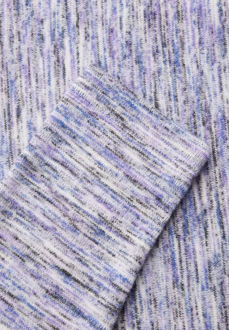 Melange-Shirt mulit lilac melange