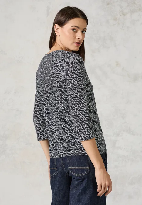 Shirt mit Cut Out deep charcoal grey