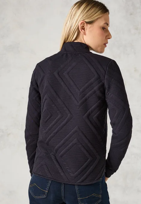 Veste avec motif structuré 3D deep charcoal grey