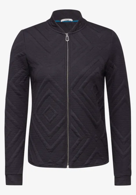 Veste avec motif structuré 3D deep charcoal grey