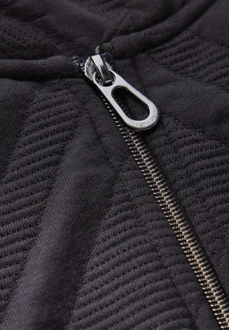 Veste avec motif structuré 3D deep charcoal grey