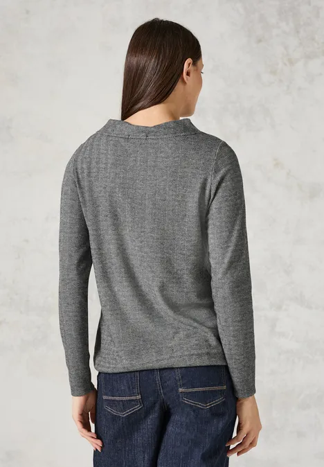 Jaquard-Shirt Black