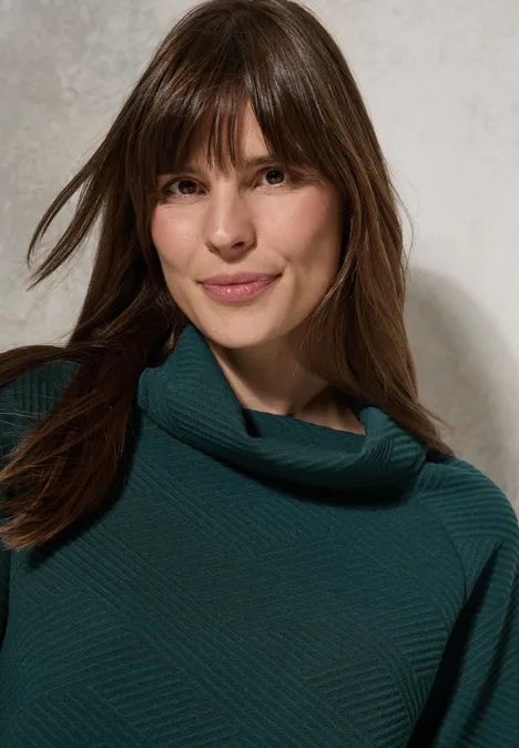 Shirt mit Schalkragen atlantic green