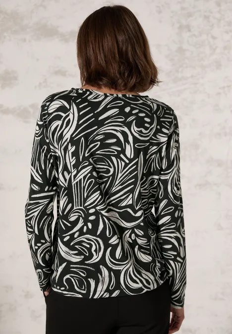 Bedrucktes Shirt deep charcoal grey