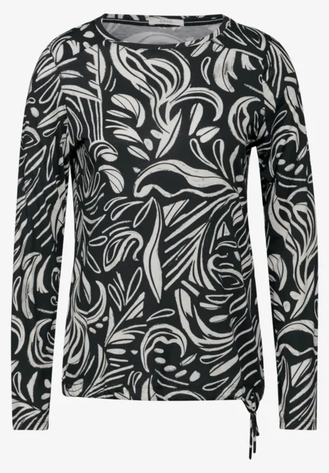 Bedrucktes Shirt deep charcoal grey
