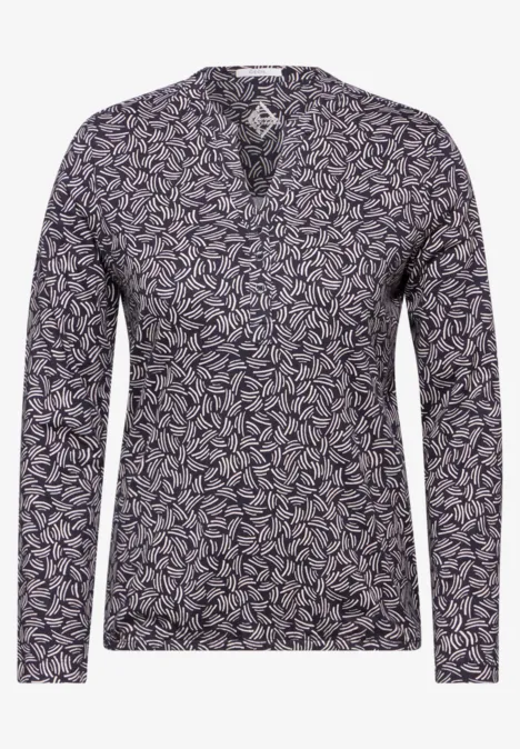 Shirt im Tunika-Look deep charcoal grey