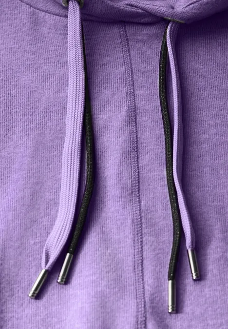Shirt mit Schalkragen gentle lilac melange