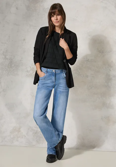 Shirt mit grafischem Muster Black