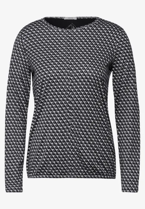 Bedrucktes Shirt platinum grey