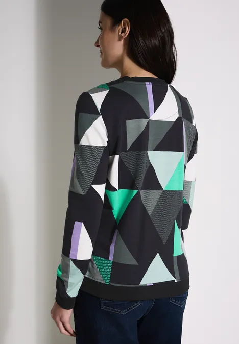 Shirt mit Print Black