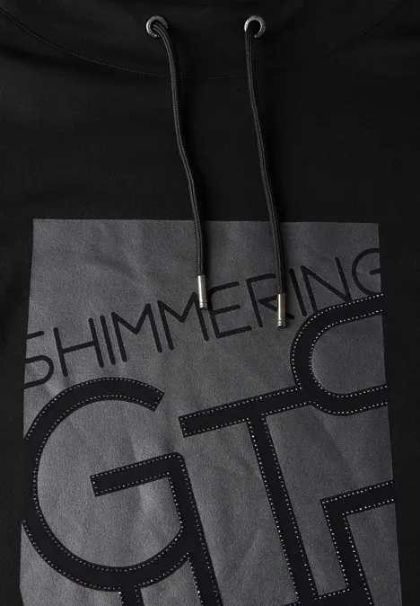 Shirt met print Black